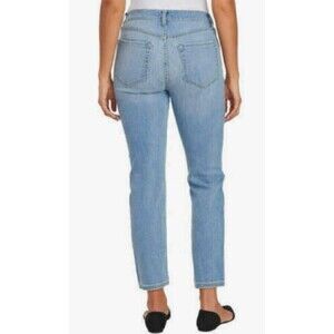 Ella Moss Mom Jeans Sz 8/29 Jrs High Waist Straight Leg Ankle Crop‎